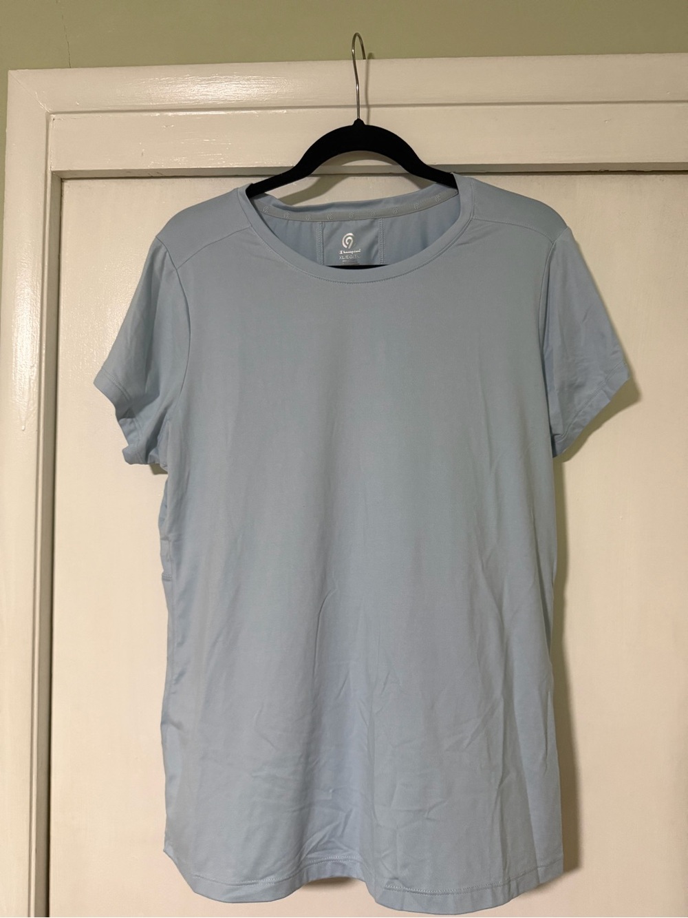 Champion Light Blue Short-Sleeve Crew Tee